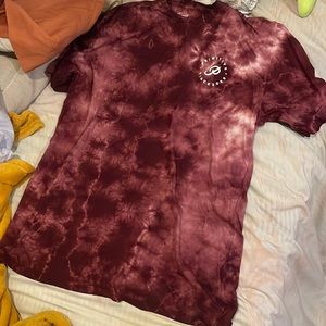 Primitive shirt burgundy tye dye i think